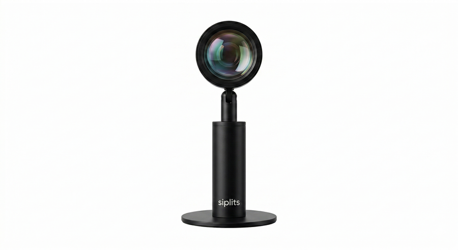 Siplits Aesthetic Sunset Projection Lamp - Modern LED Ambiance Light