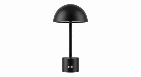 Siplits Minimalist Metal Mushroom Table Lamp - Touch Sensor Ambient Light