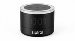 Siplits Modern LED Ambient Desk Clock - Dimmable Ring Light & Digital Alarm