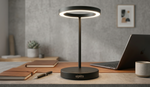 Siplits Modern LED Ring Desk Lamp - Touch Control & Dimmable Eye-Care Light - Image 4
