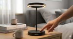 Siplits Modern LED Ring Desk Lamp - Touch Control & Dimmable Eye-Care Light - Image 3