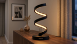 Siplits Modern LED Spiral Table Lamp - Touch Dimmable Contemporary Desk Light - Image 4
