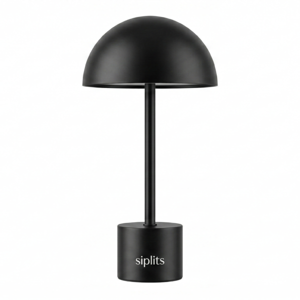 Siplits Minimalist Metal Mushroom Table Lamp - Touch Sensor Ambient Light